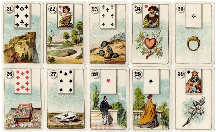 gibson lenormand 3 - Coco Chanel's Oracle Cards