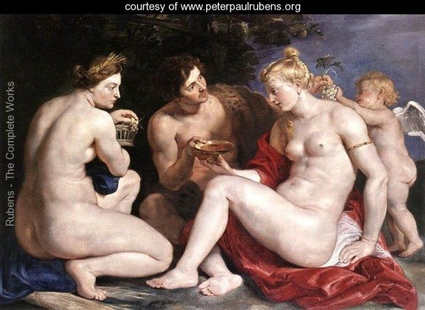 Rubens Venus Cupid Baccchus and Ceres 1612 13 large 600x438 - Ceres in Astrology and Depression