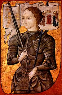Joan of Arc miniature graded - Queen of Swords in the Tarot