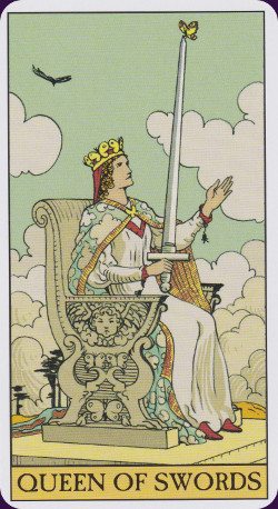 after tarot 14444 - Queen of Swords in the Tarot