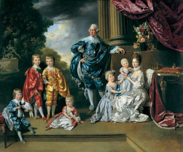 King George III and Queen Charlotte  600x497 - Eclipse Cover-Ups Revealed