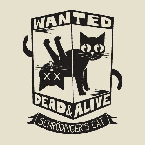 Schrodingers Cat T Shirt Vortex - Tarot Single Card Secrets