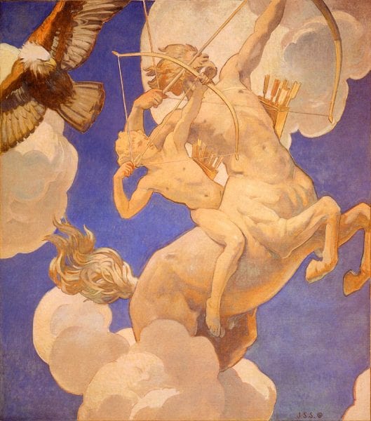 Chiron and Achilles c1922 1925 John Singer Sargent 529x600 - Chiron Astrology Predictions 2018-2019