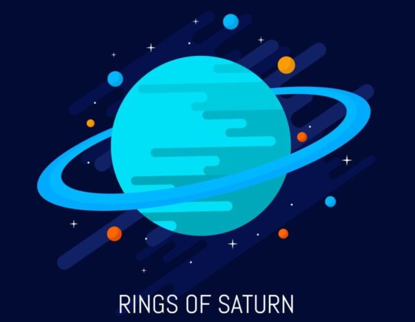rings of saturn vector illustration e1533154648105 600x466 - Saturn in Capricorn 2018, 2019, 2020
