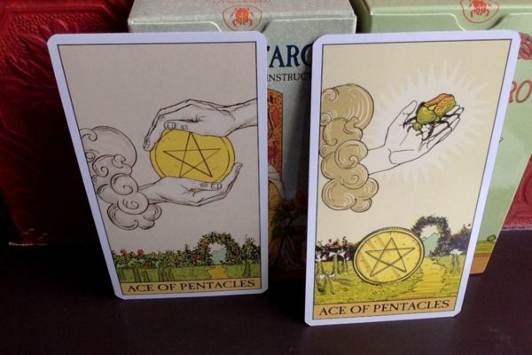 Ace of Pentacles Before After Tarot 600x400 - Ace of Pentacles in the Tarot
