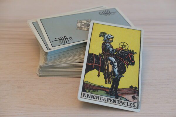 Tarot Deck Knight of Pentacles 600x400 - The Pentacles (Coins) in the Tarot