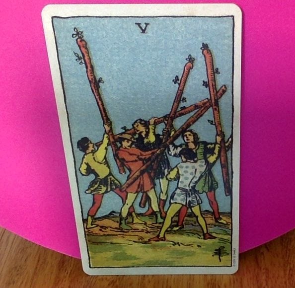 Five of Wands e1538975539182 - Astrology Predictions for 2018 Midterm Elections