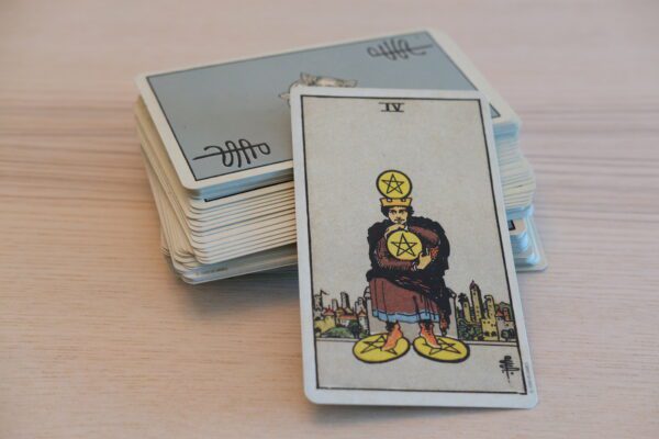 Tarot Deck Four of Pentacles 600x400 - The Great Conjunction in Aquarius