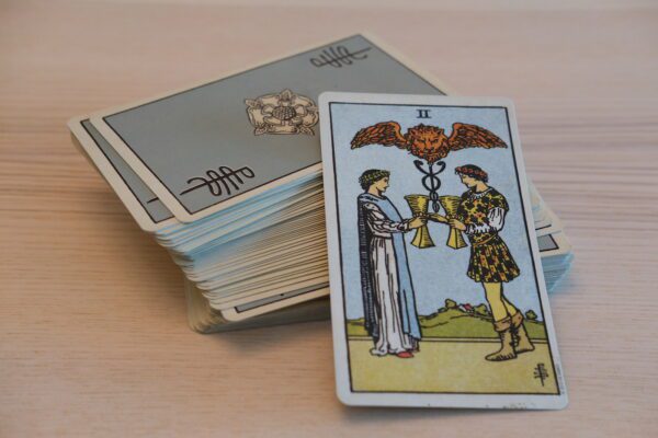 Tarot Deck Two of Cups 600x400 - Tarot for the Month of December 2020