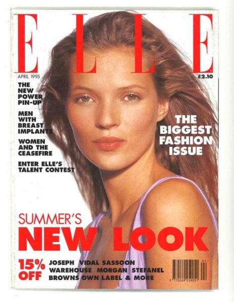 Kate Moss Elle 1995 465x600 - Astrology for Nineties Birthdays 1990-1999