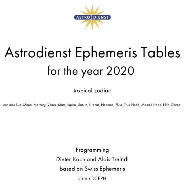 Introduction to Astrology April 9th 2020 page 001 600x600 - Free Weekly Astrology Class: Learning to Read an Ephemeris