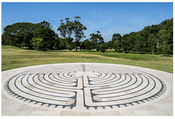 Centennial Park Labyrinth image from www.yourparklands.org .au  600x407 - Astrology and Labyrinths