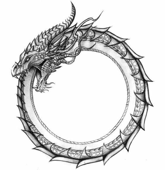 Dragon eating tail Pinterest - Free Weekly Astrology Lesson: Plague Patterns and Managing COVID