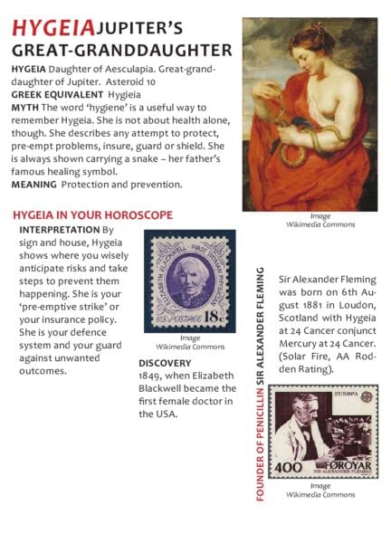 HYGIEA JPEG 432x600 - Free Weekly Astrology Lesson: All About Hygiea