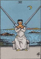 Tarot Two of Swords - Tarot for the Month of October 2020