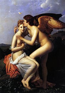 Psyche Receiving Cupids First Kiss by Francois Gerard Wikipedia - Free Weekly Astrology Lesson: Psyche in Your Horoscope