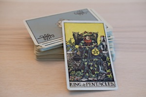 small Tarot Deck   King of Pentacles - Problem Solving Tarot Techniques