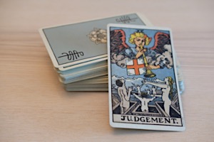 NEW! World Cup Psychic Astrology small Tarot Deck Judgement - NEW! World Cup Psychic Astrology