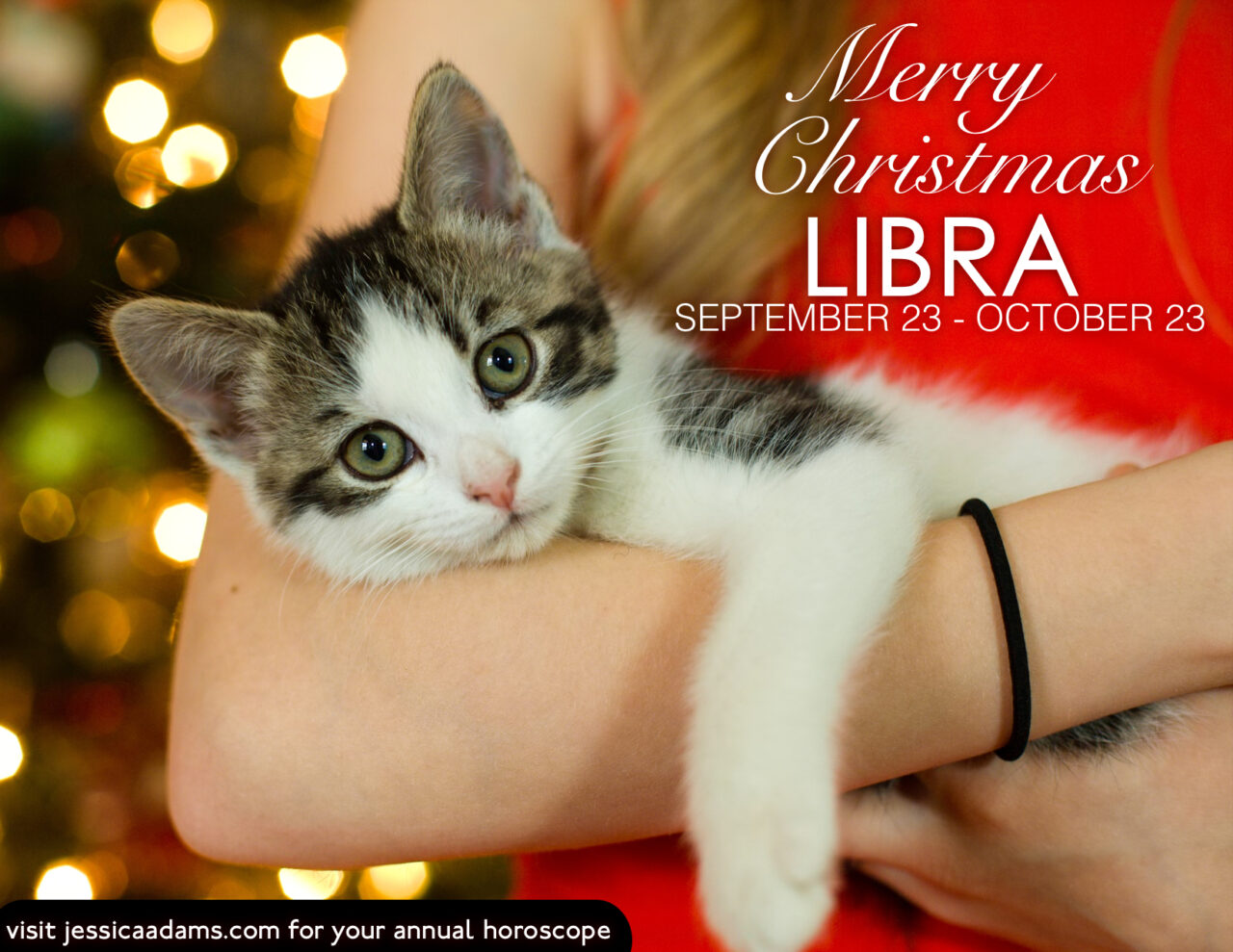 Libra Christmas Cat Animal Astrology Card scaled - E-Cards