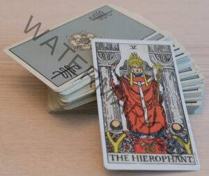 Tarot Deck The Hierophant scaled e1713932904635 300x253 - Pisces