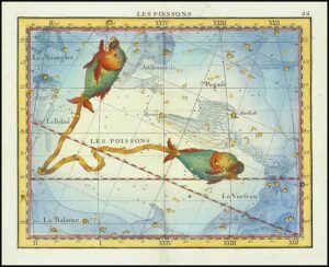 Les Poissons 1776 John Flamsteed Wikimedia Commons 300x244 - Nostradamus, Covid and the Omicron Variant