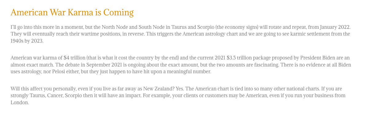 2021 Prediction War - Russia, Ukraine and Astrology