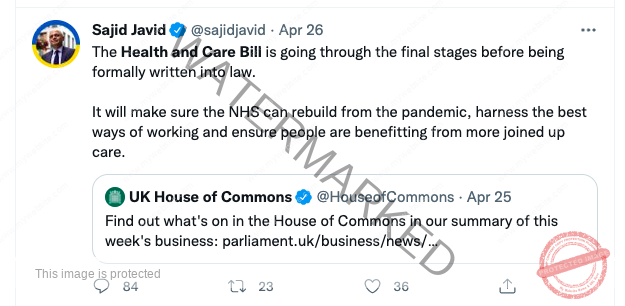April 26th Health and Care Bill - True NHS Astrology Predictions