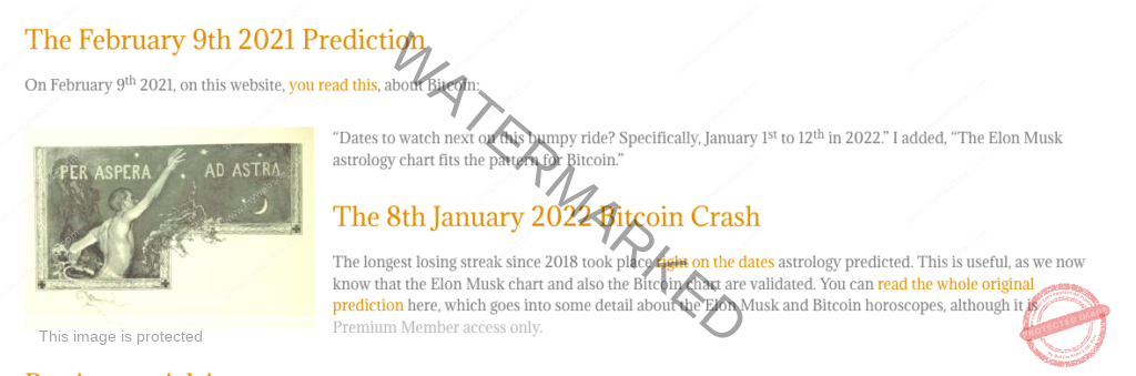 January 2022 Bitcoin Crash - Bitcoin Astrology Predictions 2022