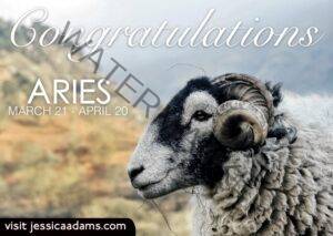 Astrology eCard ARIES- Congratulations
