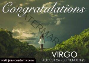 Astrology eCard VIRGO - Congratulations