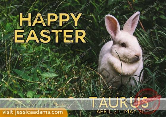Astrology eCard TAURUS Happy Easter - Seasonal Astrology E-Cards