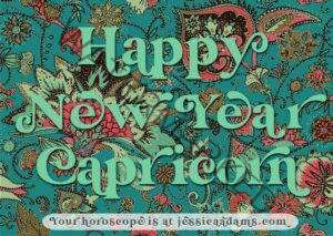 Astrology eCard CAPRICORN Happy New Year 300x213 - Capricorn Weather at Christmas 2022