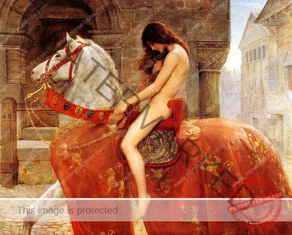 Lady Godiva by John Collier Wikimedia - Your Aquarius Side and Pluto in Aquarius