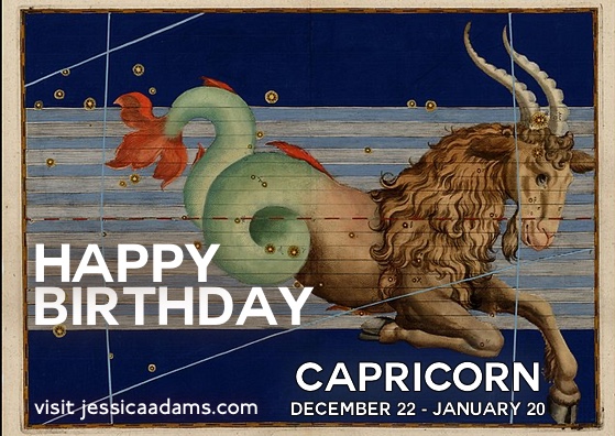 Astrology eCard CAPRICORN Happy Birthday - Astrology E-Cards