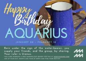 Aquarius Astrology Birthday Card 1 300x213 - Horoscopes