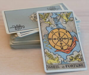 Tarot Deck Wheel of Fortune scaled e1713037059993 300x252 - Be Your Own Psychic Astrologer