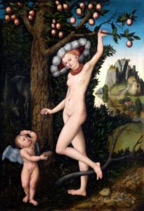The Jupiter Venus Conjunction Venus and Cupid Cranach Rawpixel 205x300 - The Jupiter Venus Conjunction