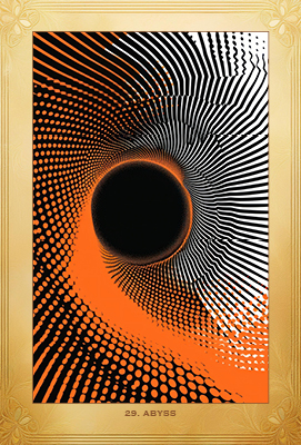 Card 29_Abyss_I Ching Oracle Cards