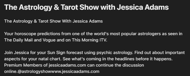 Astrology Tarot Show Podcast - Leo