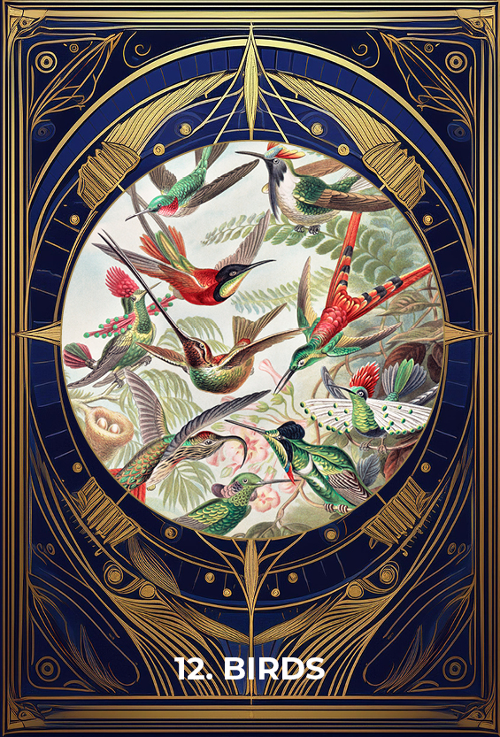 Lenormand card Birds