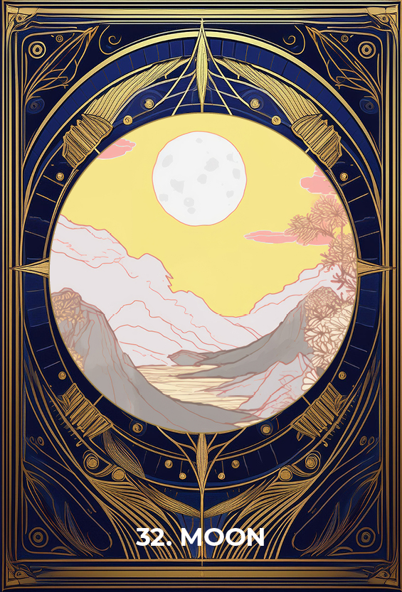 Lenormand card Moon
