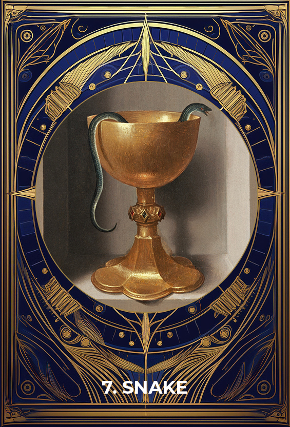 Lenormand card Snake