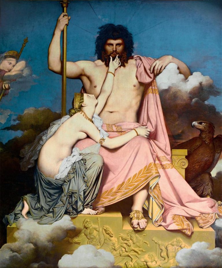 Jupiter and Thetis by Ingres 1811 Picryl 768x927 - Welcome to JessicaAdams.com