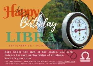 Libra Astrology Birthday Card 1 300x213 - Your Weekly Horoscope September 19th to 25th