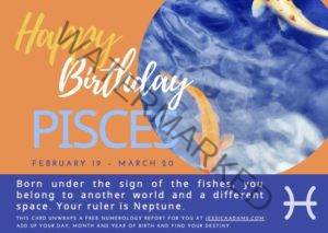 Pisces Astrology Birthday Card 1 300x213 - Monthly Horoscopes