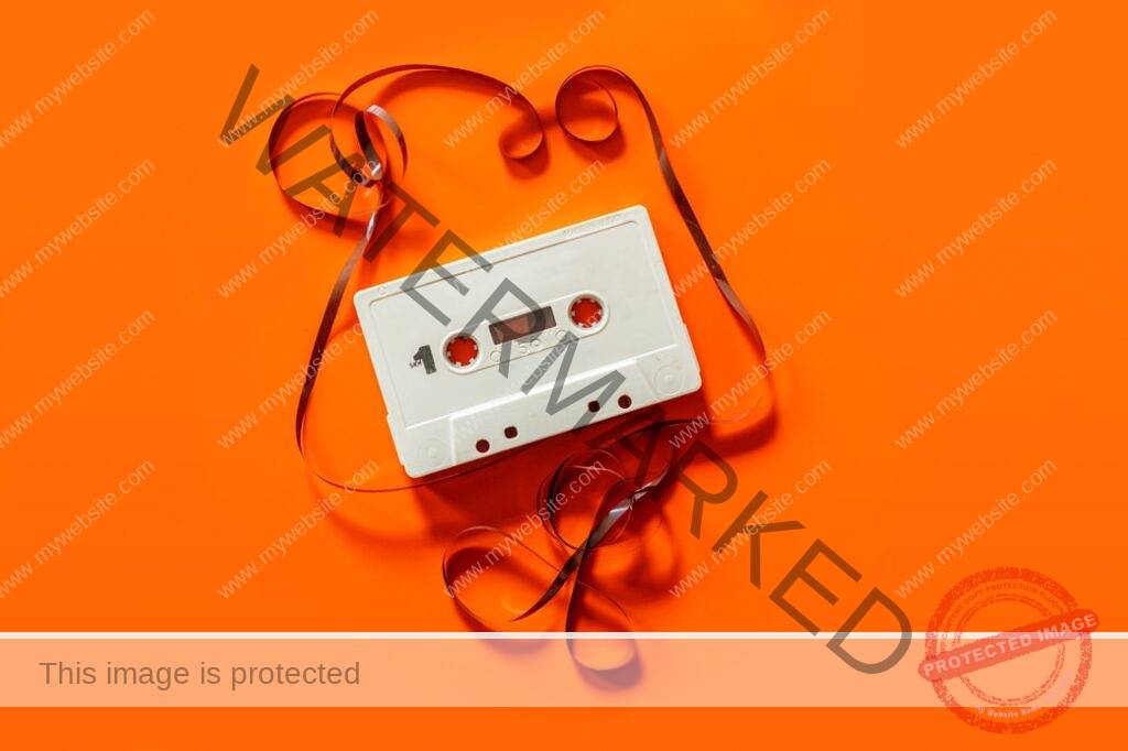 white cassette tape close-up photography